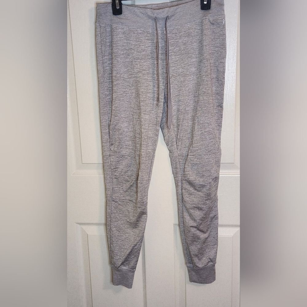 Danskin Now M Heater Gray Elastic Waist  Women's Joggers